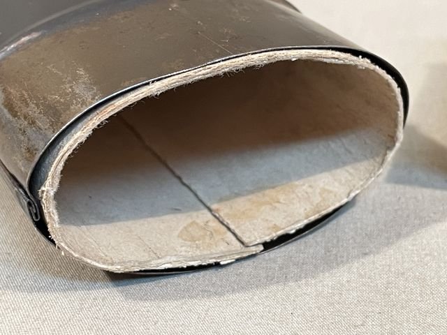 Original WWII German Luftwaffe Flyer's Shatter Proof Goggles Case — image 10