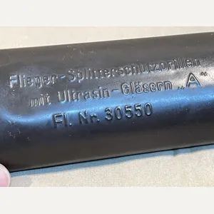 Original WWII German Luftwaffe Flyer's Shatter Proof Goggles Case