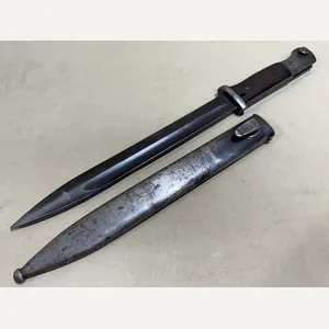 Original WWII German 98K Bayonet and Scabbard, MATCHING S/155K