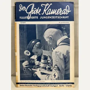 Original Nazi Era German Hitler Youth Magazine, Der Gute Kamerad