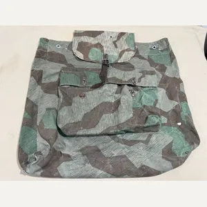 Original WWII German Splinter Pattern Camouflage Field Made Rucksack