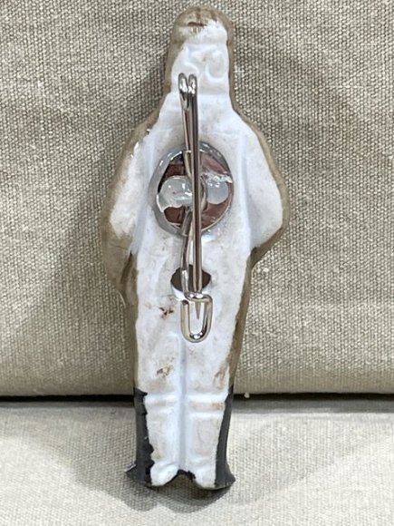 Original Nazi Era German WHW Donation Porcelain Figure, Pilot — image 2