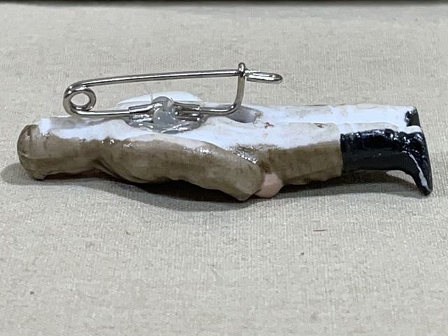 Original Nazi Era German WHW Donation Porcelain Figure, Pilot — image 3