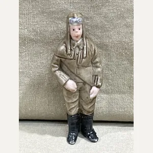Original Nazi Era German WHW Donation Porcelain Figure, Pilot