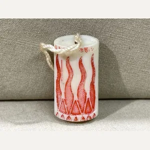 Original Nazi Era German WHW Donation Hitler Youth Red Drum