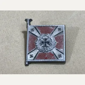 Original WWII German Flag Tinnie, FLAK-ARTILLERIE