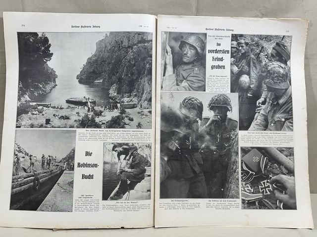Original WWII German Magazine, Berliner Illustrierte Zeitung — image 3
