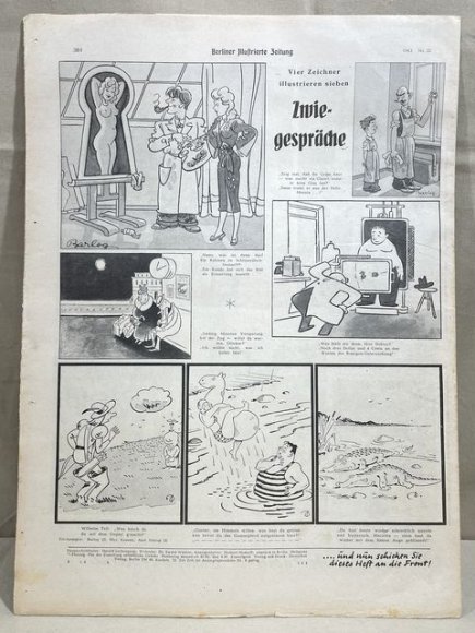 Original WWII German Magazine, Berliner Illustrierte Zeitung — image 7