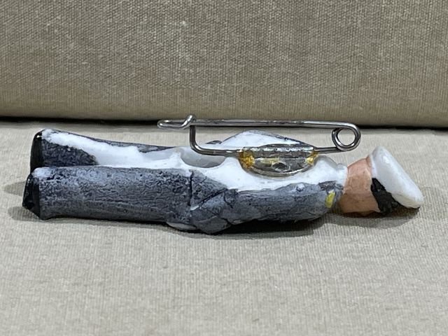 Original Nazi Era German WHW Donation Porcelain Figure, Luftwaffe Soldier — image 3