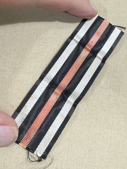Original Pre-WWII German 1914-1918 Honor Cross Ribbon, Hindenburg Cross — image 4