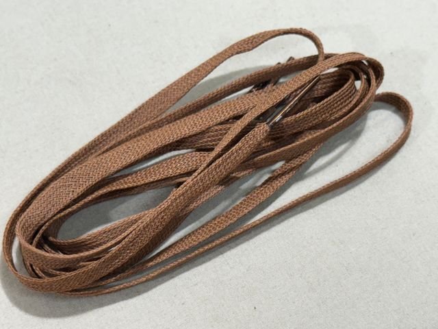 Original WWII German TAN 90cm Shoe Laces, Pair — image 2