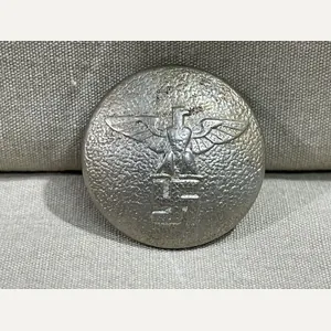 Original Nazi Era German NSDAP GOLD Tunic Button, 21mm