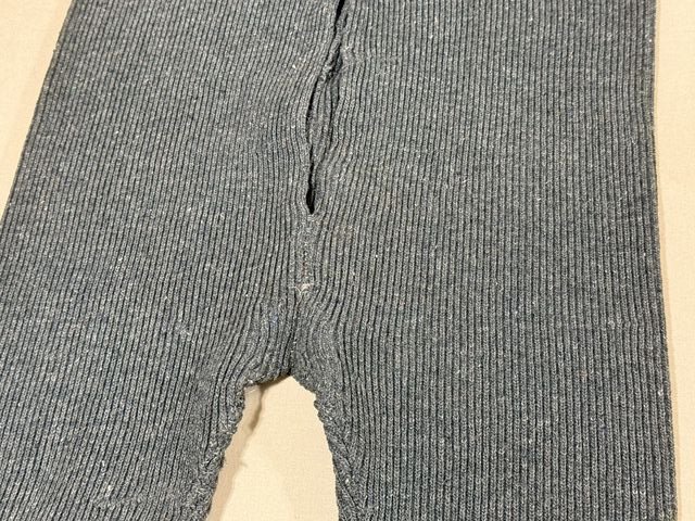 Original WWII German Soldier's Wool Underpants, For Extreme Cold — image 3