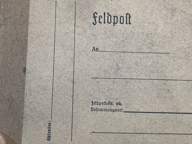 Original WWII German Soldier's Feldpost Box, UNUSED — image 3