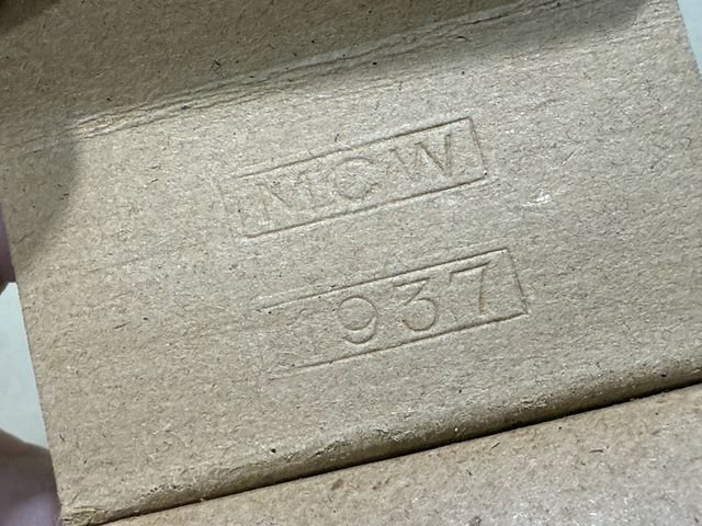 Original WWII German 8mm Mauser Ammo Boxes & Sleeve (Slight Damage) — image 9