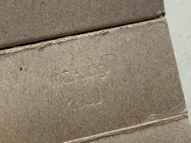 Original WWII German 8mm Mauser Ammo Boxes & Sleeve (Damaged) — image 11