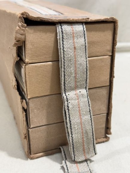 Original WWII German 8mm Mauser Ammo Boxes & Sleeve (Damaged) — image 12