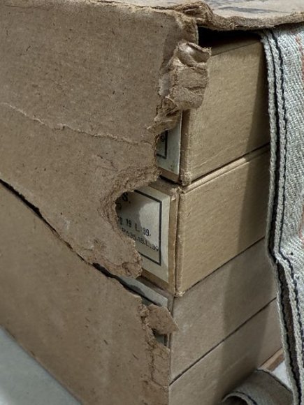 Original WWII German 8mm Mauser Ammo Boxes & Sleeve (Damaged) — image 13
