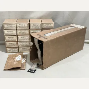 Original WWII German 8mm Mauser Ammo Boxes & Sleeve (Damaged)