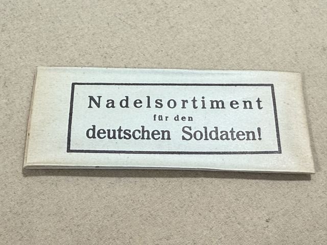 Original WWII German Soldier's Sewing Needle Pack — image 2