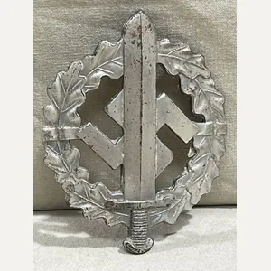 Original WWII German SA Sports Badge in Silver