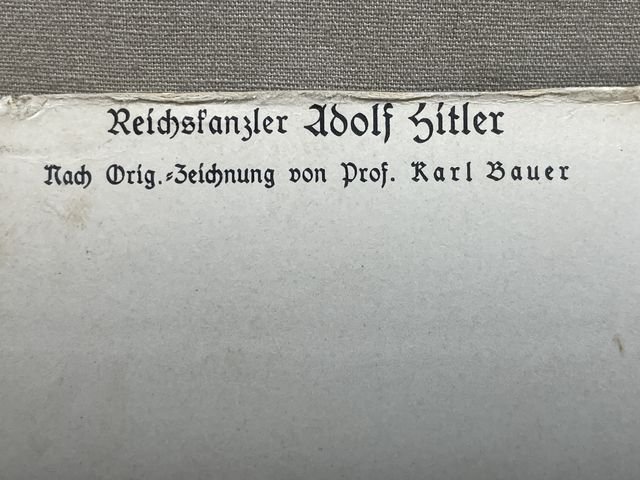 Original Nazi Era German Personality Postcard, HITLER! — image 4