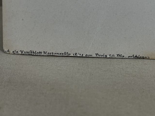 Original Nazi Era German Personality Postcard, HITLER! — image 5