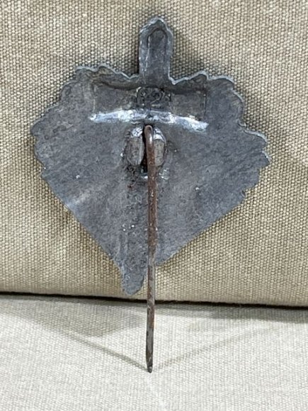 Original Nazi Era German NSKOV Donation Lapel Pin — image 2