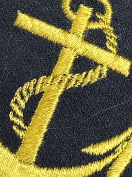 Original WWII German KM Senior Boatswain's Career Sleeve Insignia — image 2