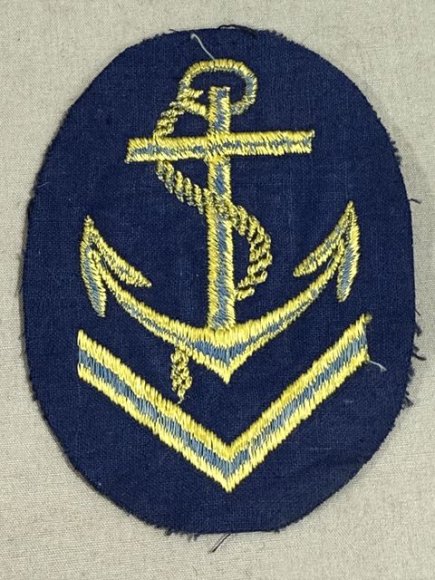 Original WWII German KM Senior Boatswain's Career Sleeve Insignia — image 3