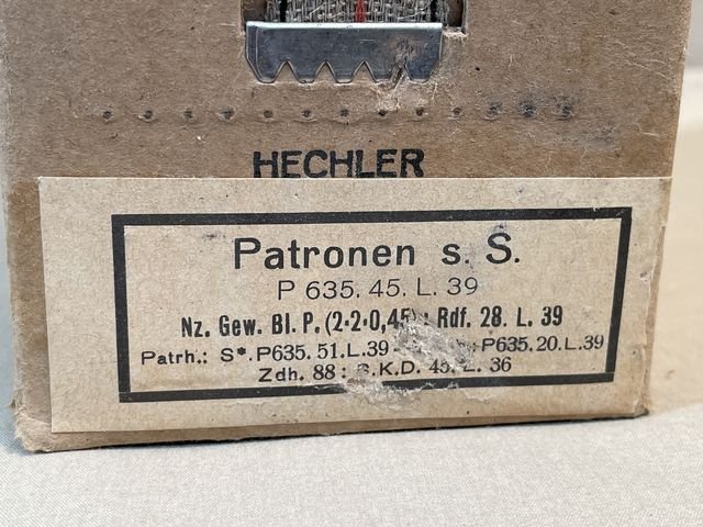 Original WWII German 8mm Mauser Ammunition Sleeve — image 6