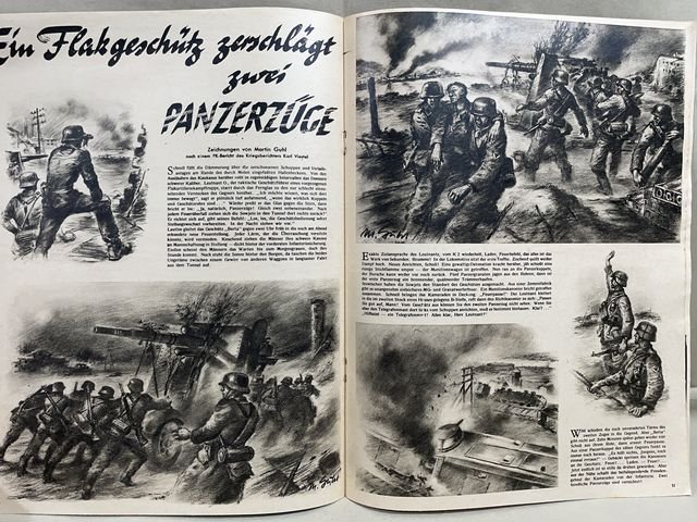 Original WWII German Luftwaffe Magazine Der Adler, February 1943 — image 5