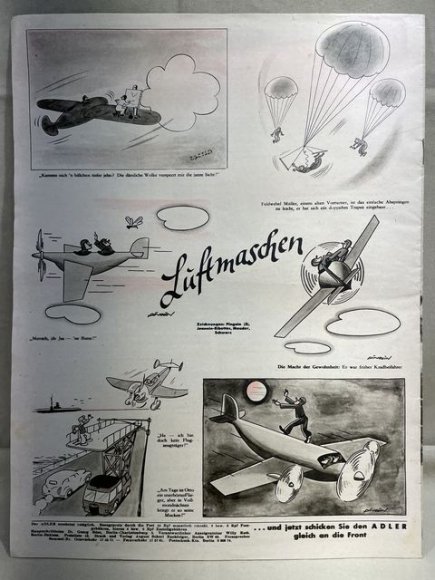 Original WWII German Luftwaffe Magazine Der Adler, February 1943 — image 7