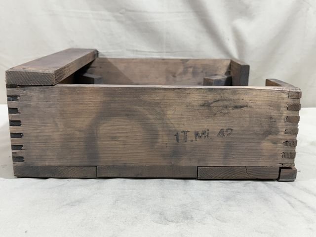 Original WWII German Tellermine 42 Transit Box, UNUSED! — image 9