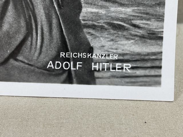 Original Nazi Era German Personality Postcard, HITLER! — image 2