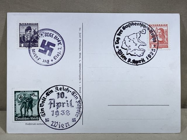 Original Nazi Era German Personality Postcard, HITLER! — image 2