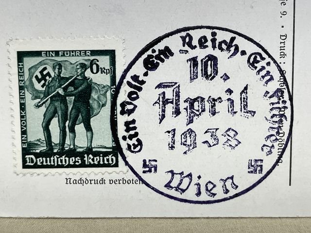 Original Nazi Era German Personality Postcard, HITLER! — image 4