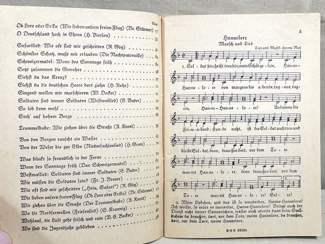 Original WWII German Soldiers Song Book, Das Neue Soldaten Liederbuch — image 5