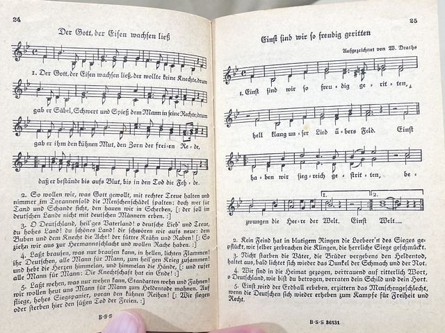 Original WWII German Soldiers Song Book, Das Neue Soldaten Liederbuch — image 6