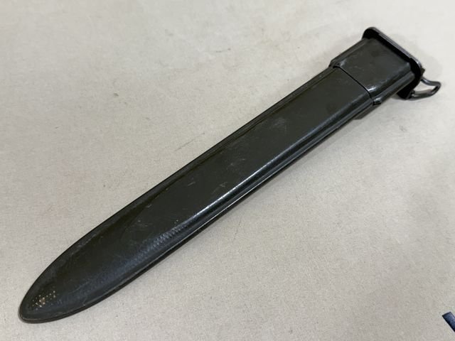 Original WWII US M1 Garand Bayonet and Scabbard, AFH — image 13