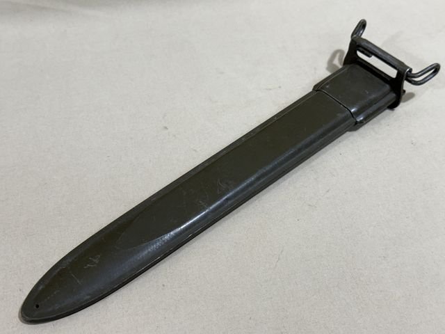 Original WWII US M1 Garand Bayonet and Scabbard, AFH — image 17