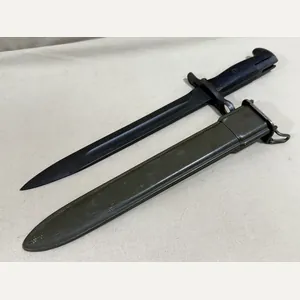 Original WWII US M1 Garand Bayonet and Scabbard, AFH