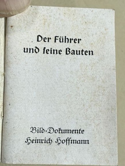 Original Nazi Era German WHW Donation Booklet, HITLER! — image 2