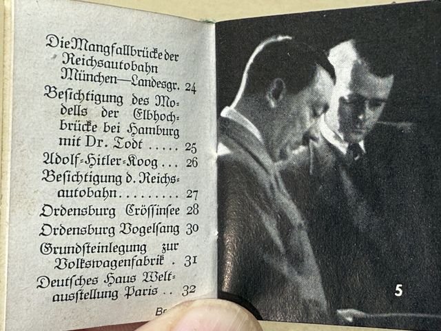 Original Nazi Era German WHW Donation Booklet, HITLER! — image 4