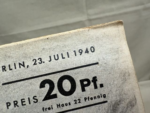 Original WWII German Luftwaffe Magazine Der Adler, July 1940 — image 2