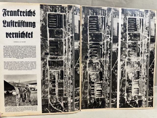 Original WWII German Luftwaffe Magazine Der Adler, July 1940 — image 3