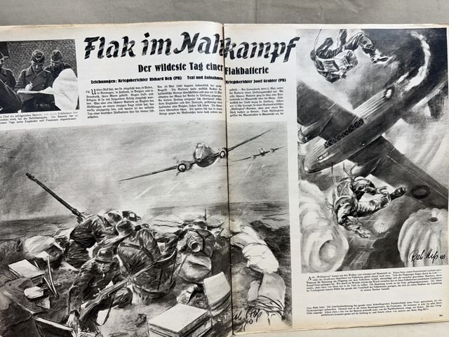 Original WWII German Luftwaffe Magazine Der Adler, July 1940 — image 4