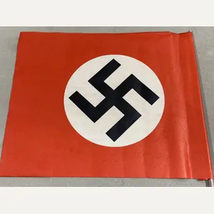 Original Nazi Era German Paper Party Rally Flag, UNUSED!