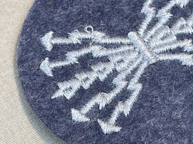 Original WWII German Luftwaffe Radio Operator's Career Sleeve Insignia — image 2