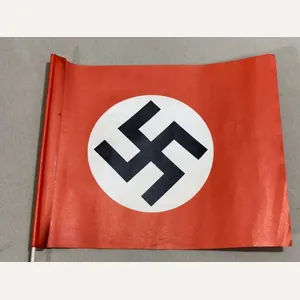 Original Nazi Era German Paper Party Rally Flag, UNUSED!